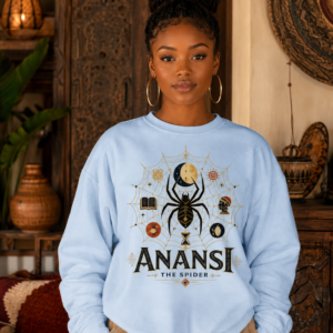 Anansi — The Spider Crewneck Sweatshirt