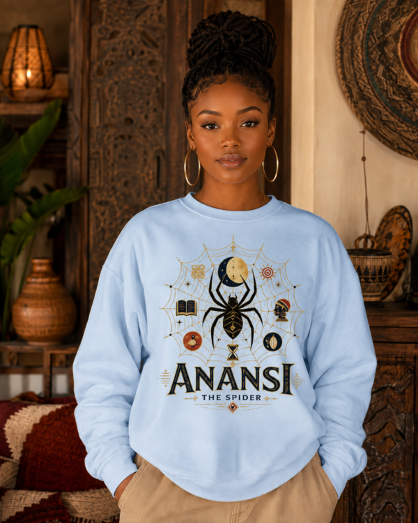 Anansi — The Spider Crewneck Sweatshirt