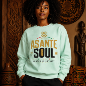 Asante Soul — Rooted in Royalty Crewneck Sweatshirt