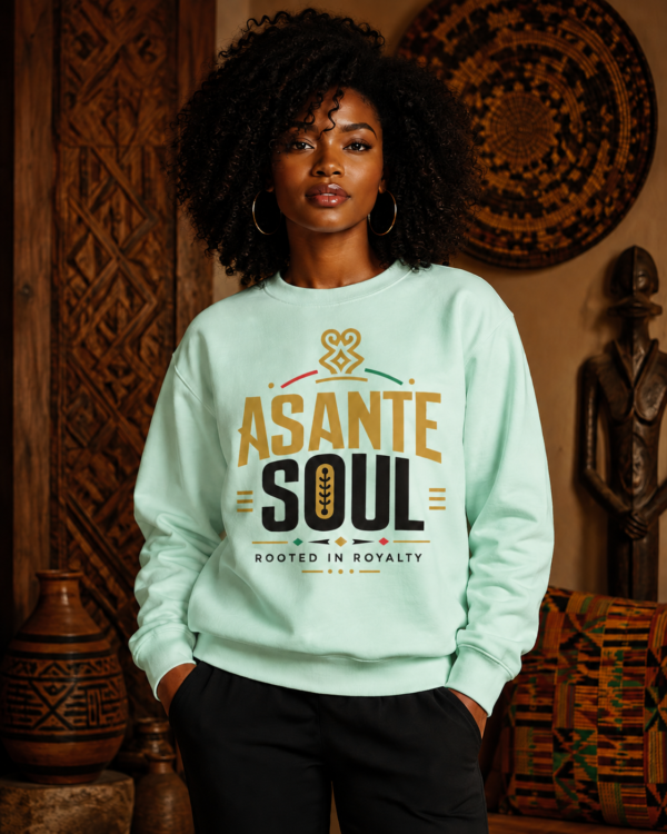 Asante Soul — Rooted in Royalty Crewneck Sweatshirt