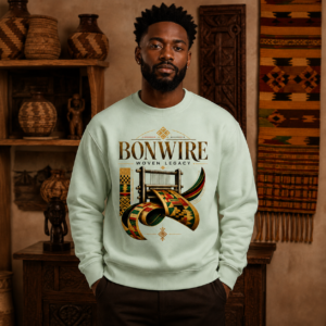 Bonwire — Woven Legacy Crewneck Sweatshirt