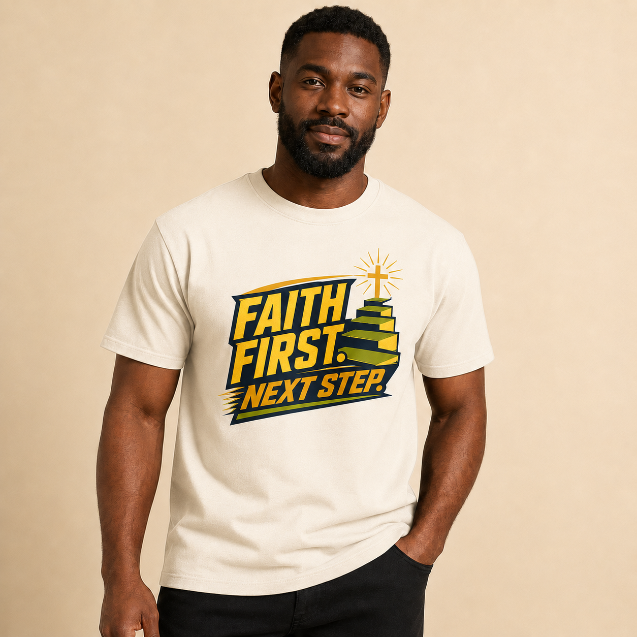 Faith First T-Shirt - Image 4