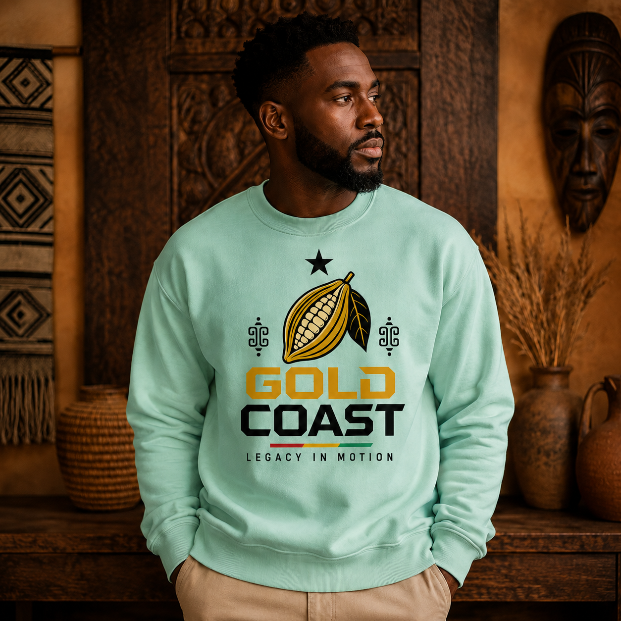 Gold Coast — Legacy in Motion Crewneck Sweatshirt - Image 3