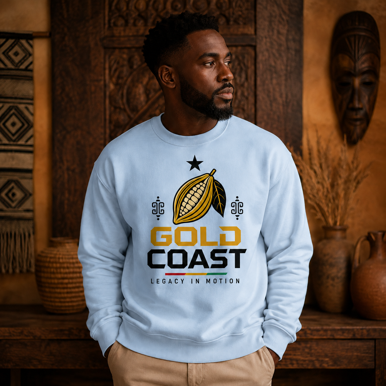 Gold Coast — Legacy in Motion Crewneck Sweatshirt - Image 2