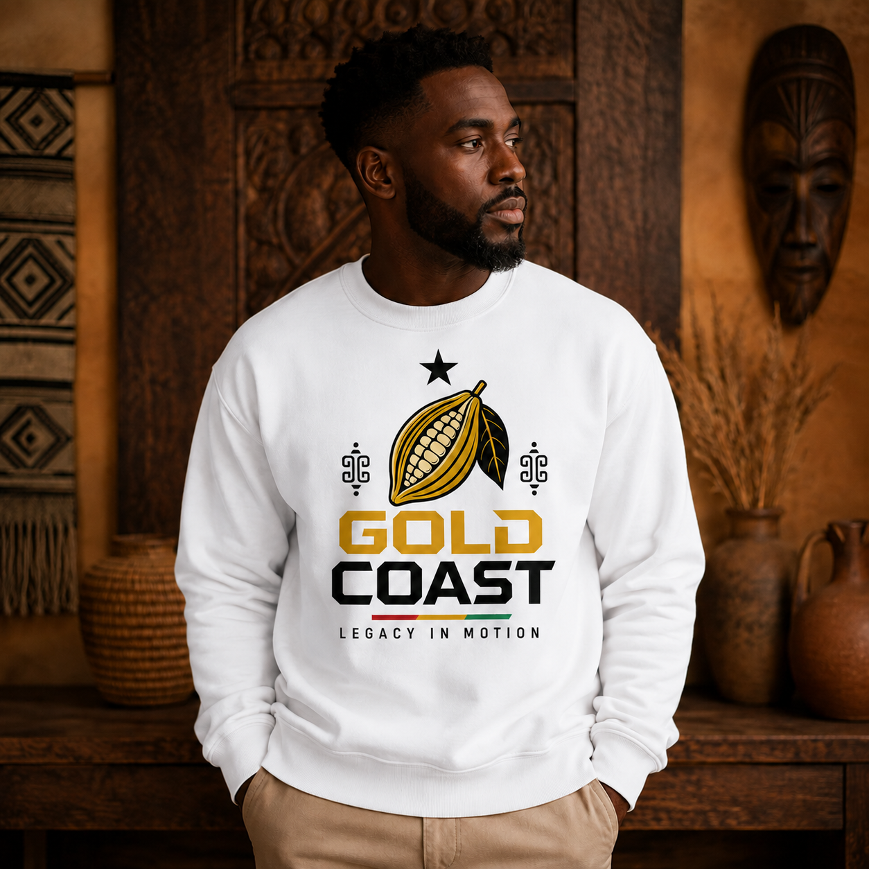 Gold Coast — Legacy in Motion Crewneck Sweatshirt