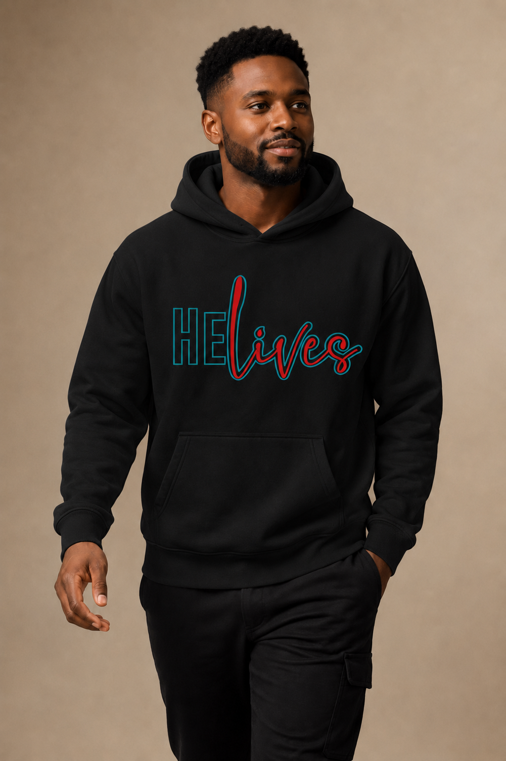 He Lives Hoodie - Image 6