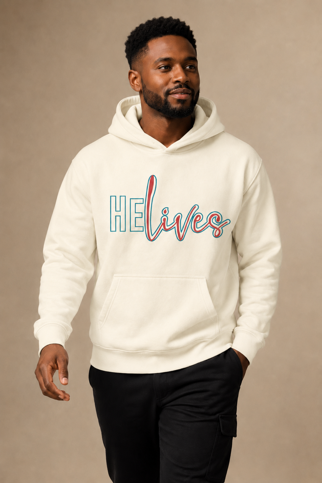 He Lives Hoodie - Image 4