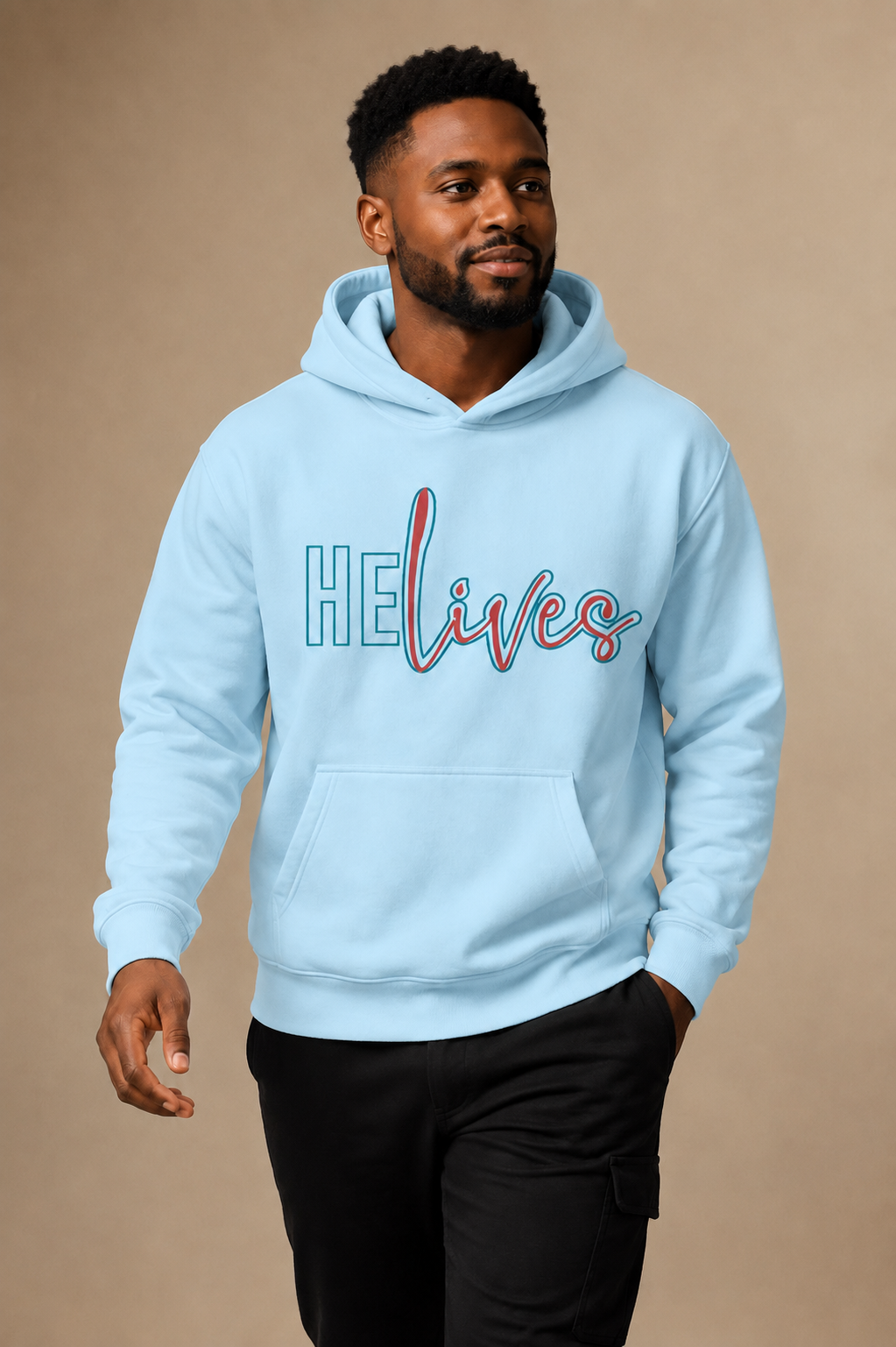 He Lives Hoodie - Image 3