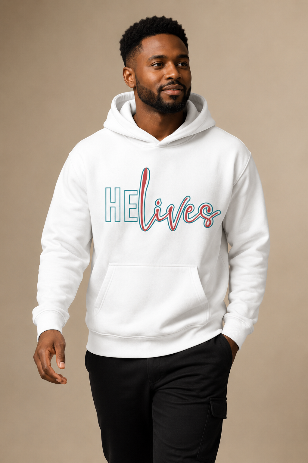 He Lives Hoodie - Image 2