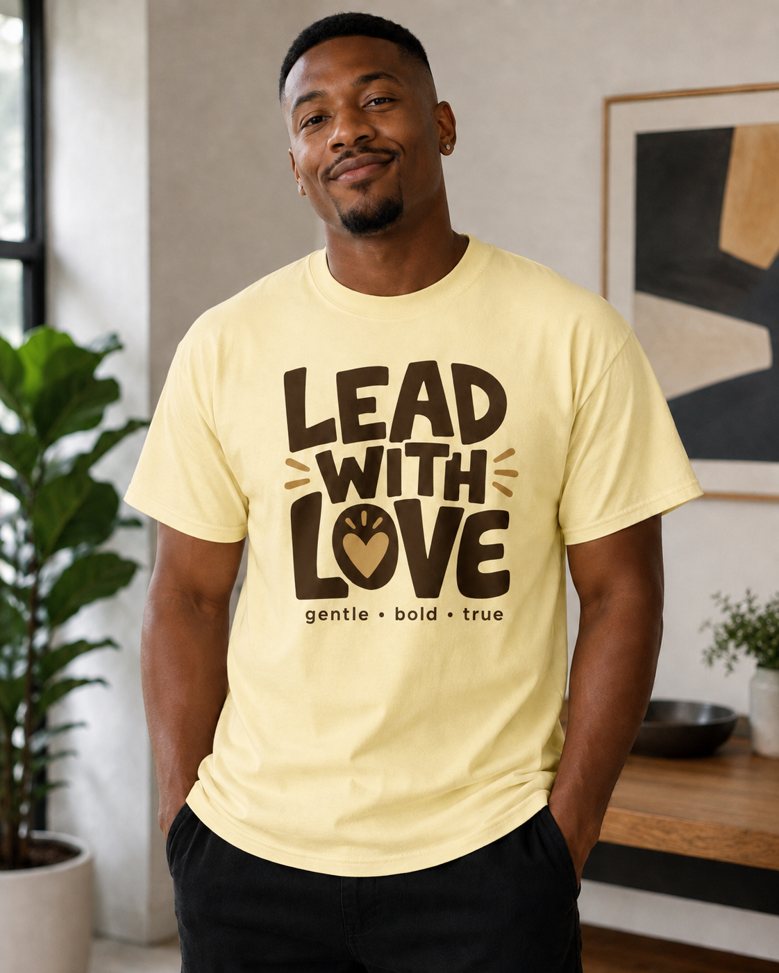 Lead with Love T-Shirt - Image 2