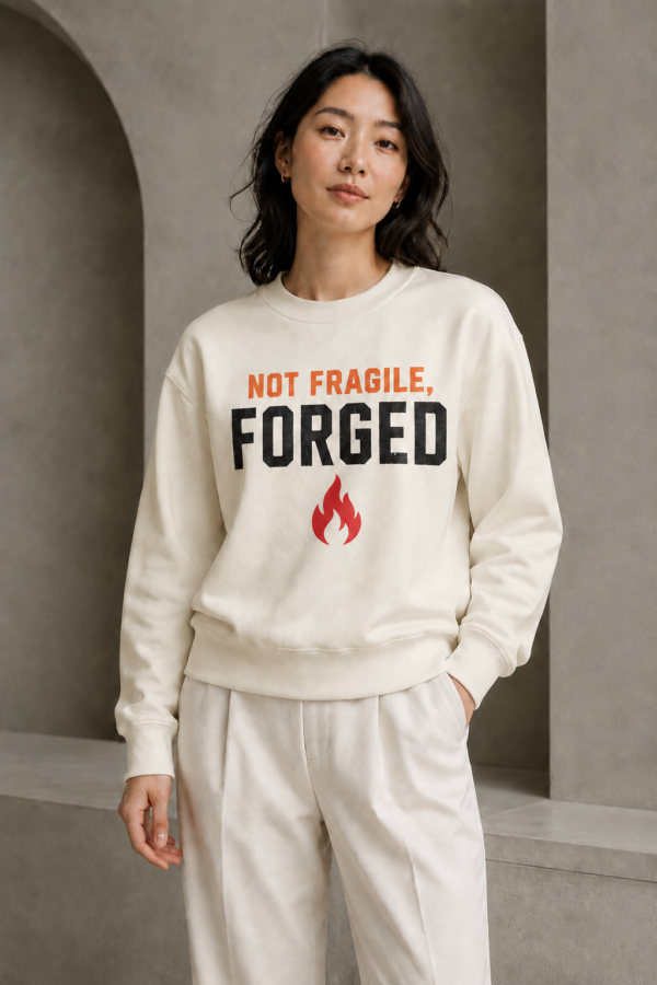 Not Fragile, Forged Crewneck Sweatshirt