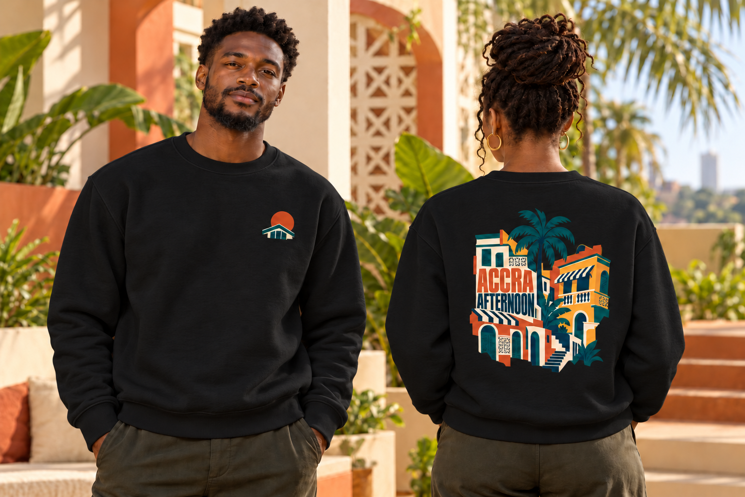 Accra Afternoon Crewneck Sweatshirt