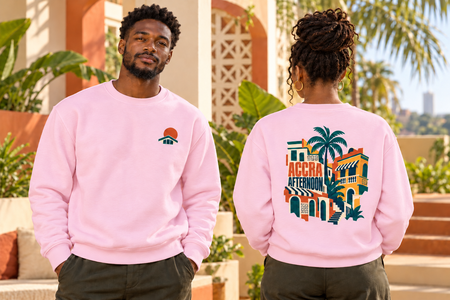 Accra Afternoon Crewneck Sweatshirt - Image 3
