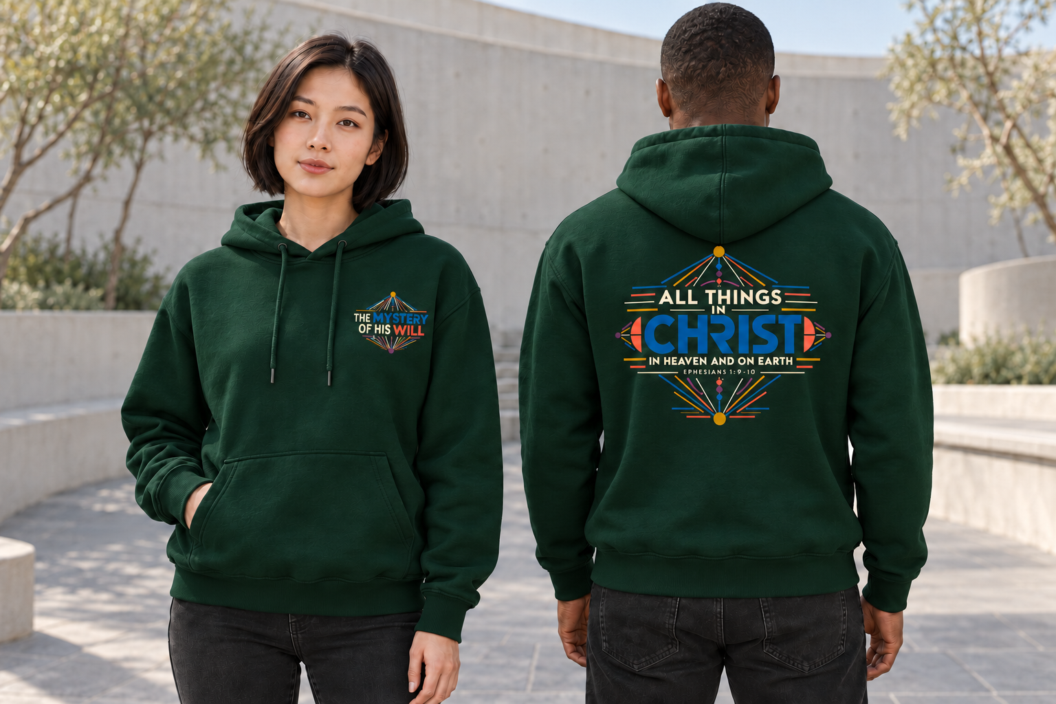 All Things Christ Hoodie - Image 3
