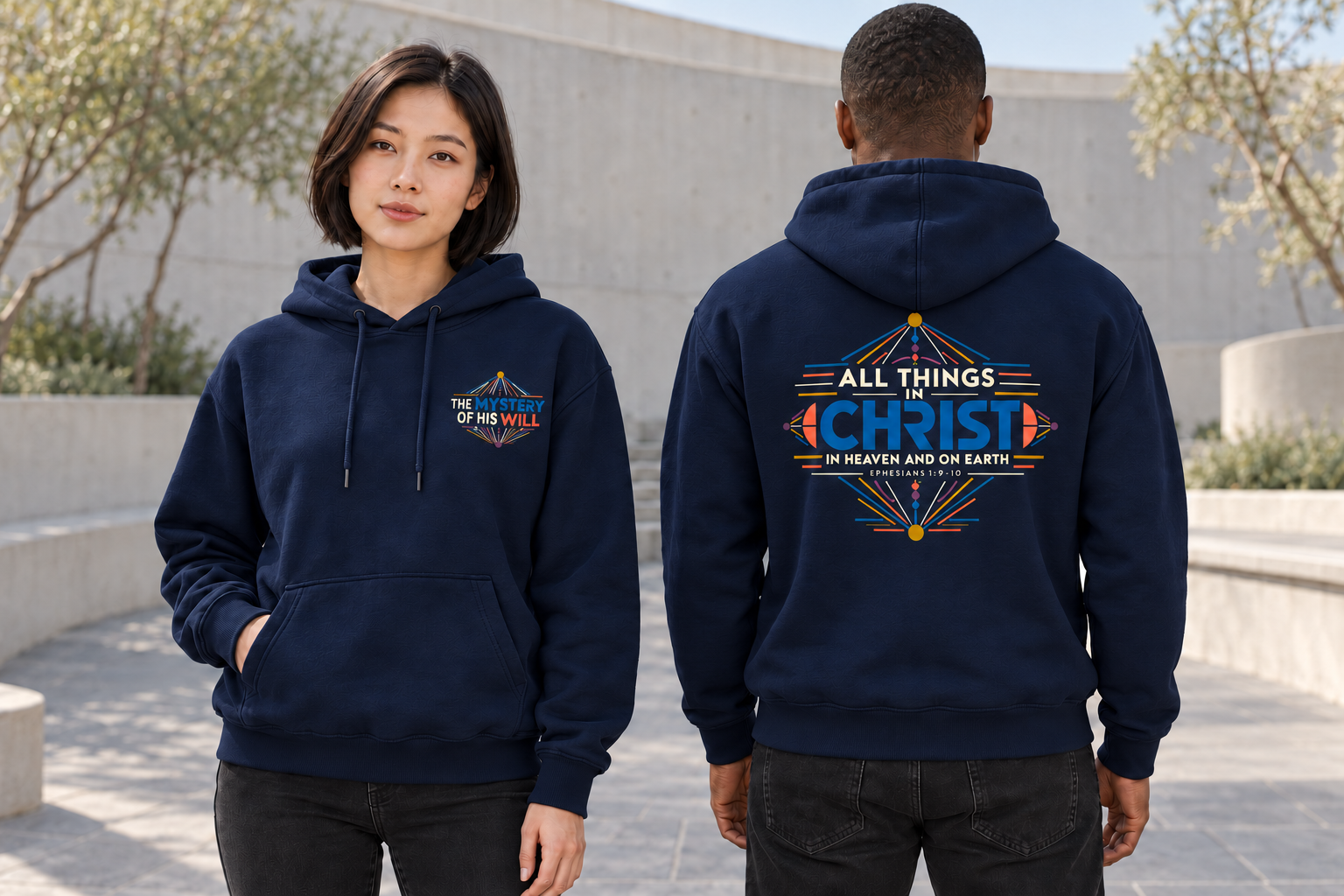 All Things Christ Hoodie - Image 2