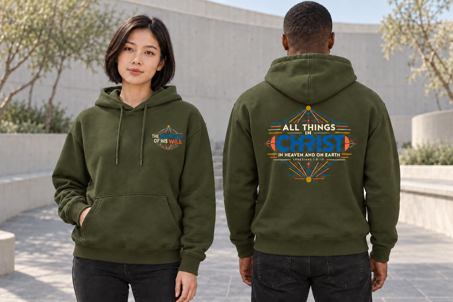 All Things Christ Hoodie - Image 4