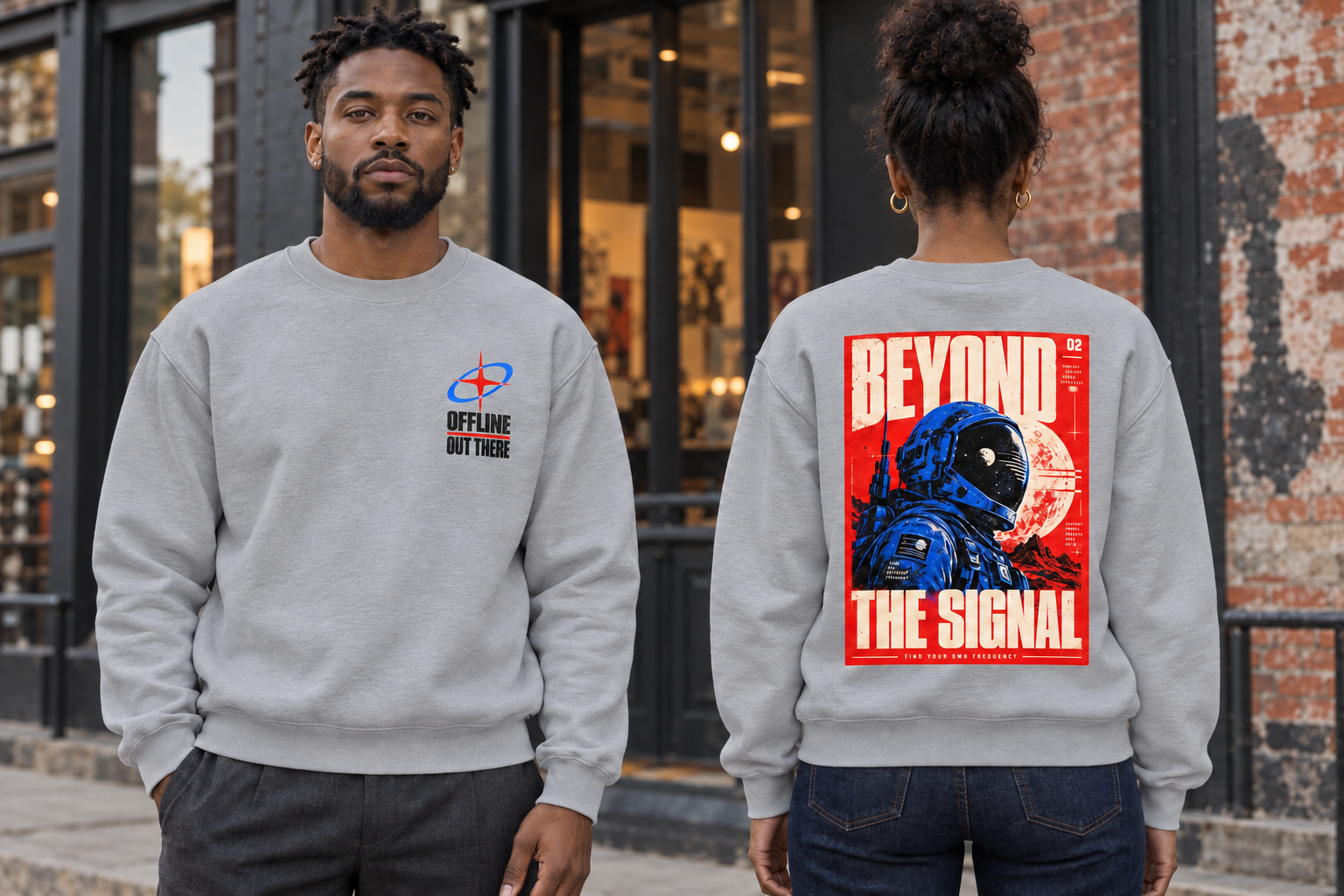 Beyond The Signal Crewneck Sweatshirt - Image 3