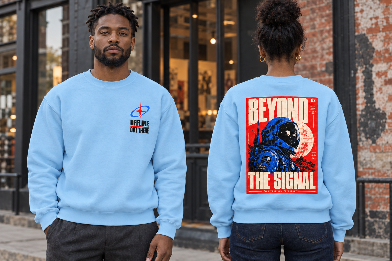 Beyond The Signal Crewneck Sweatshirt - Image 5