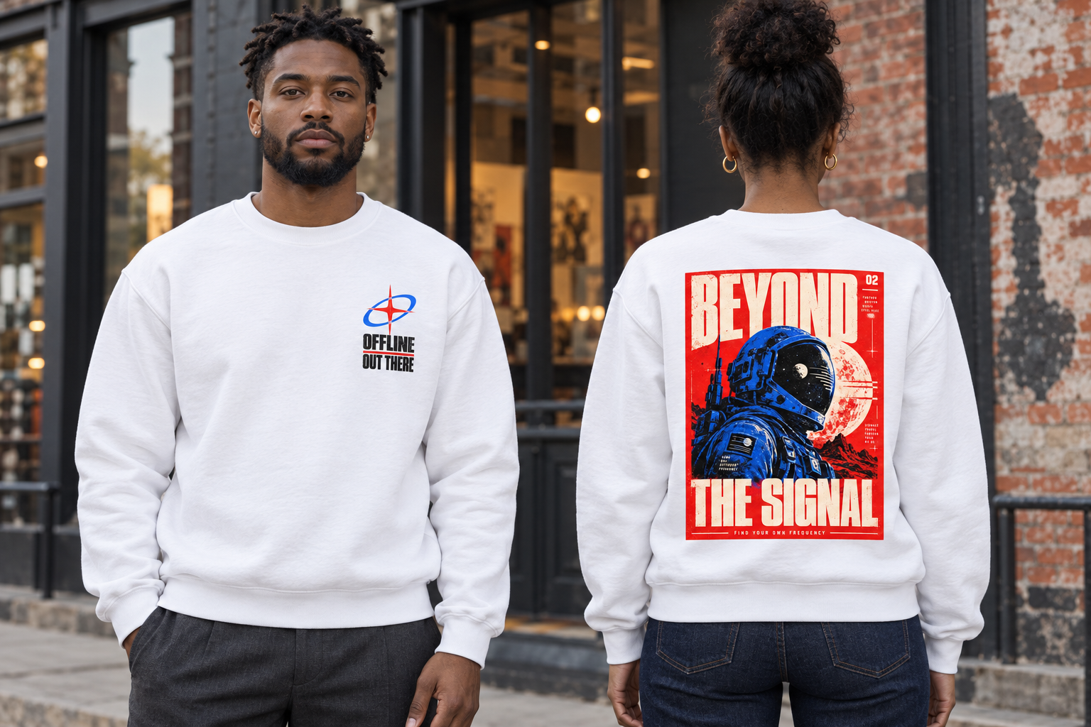 Beyond The Signal Crewneck Sweatshirt - Image 4