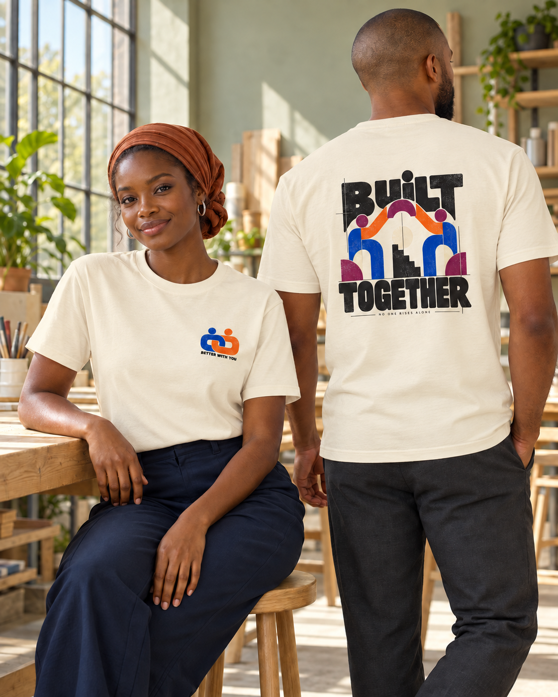 Built Together T-Shirt - Image 2