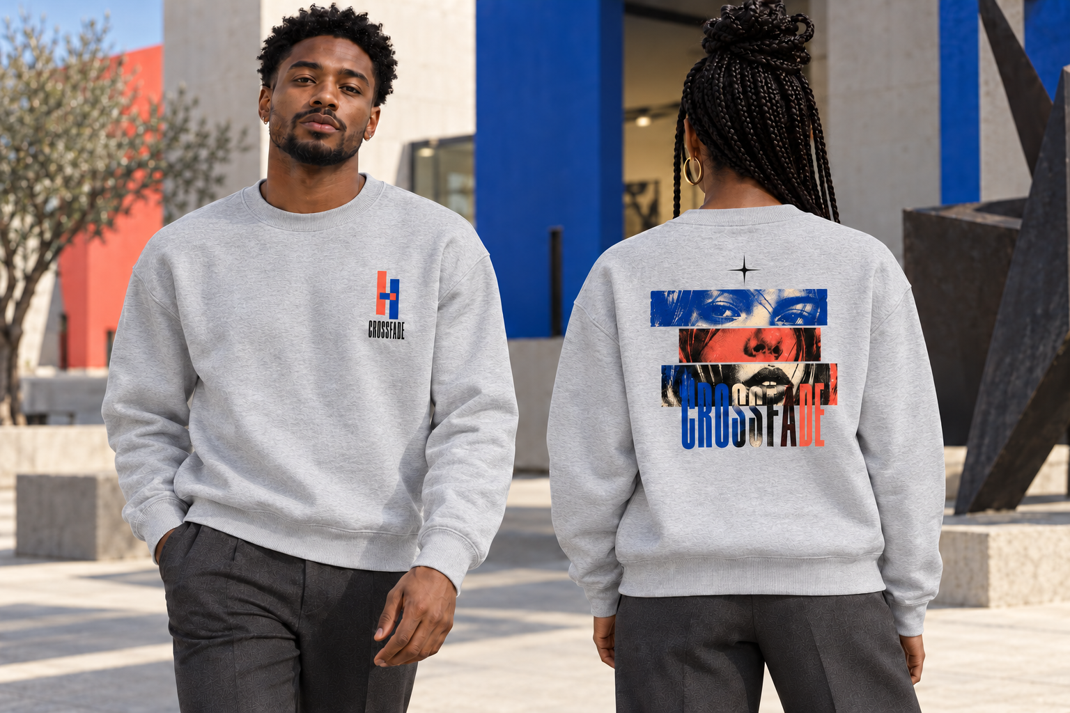 Crossfade Crewneck Sweatshirt - Image 5