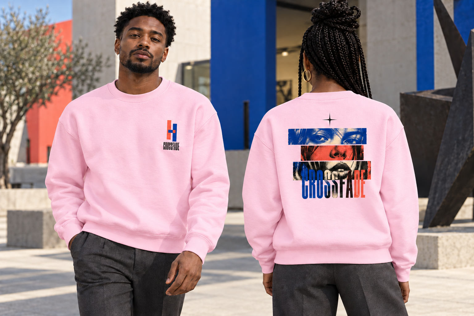 Crossfade Crewneck Sweatshirt - Image 4