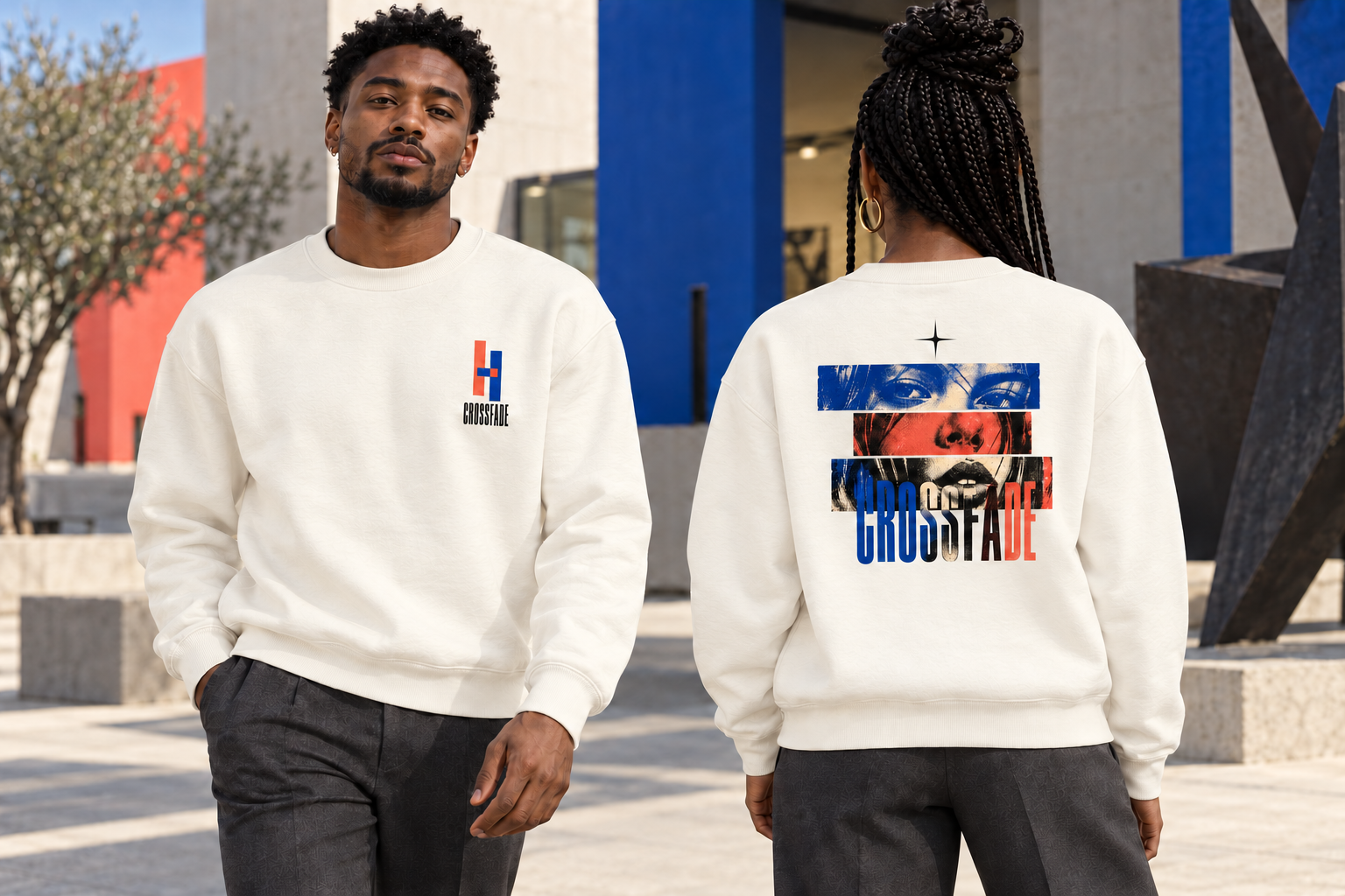 Crossfade Crewneck Sweatshirt - Image 3