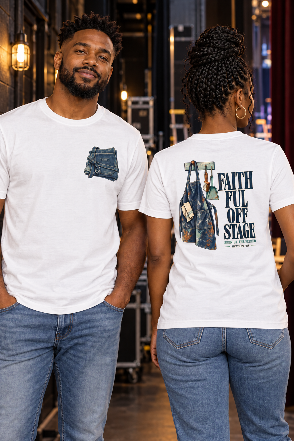 Faithful Off Stage T-Shirt - Image 2