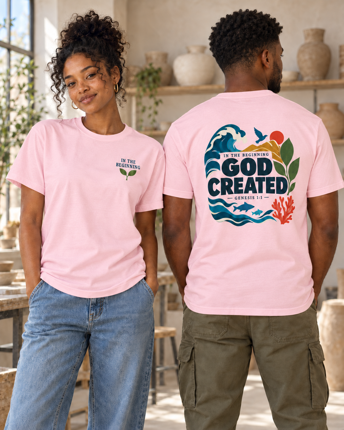 God Created T-Shirt - Image 5