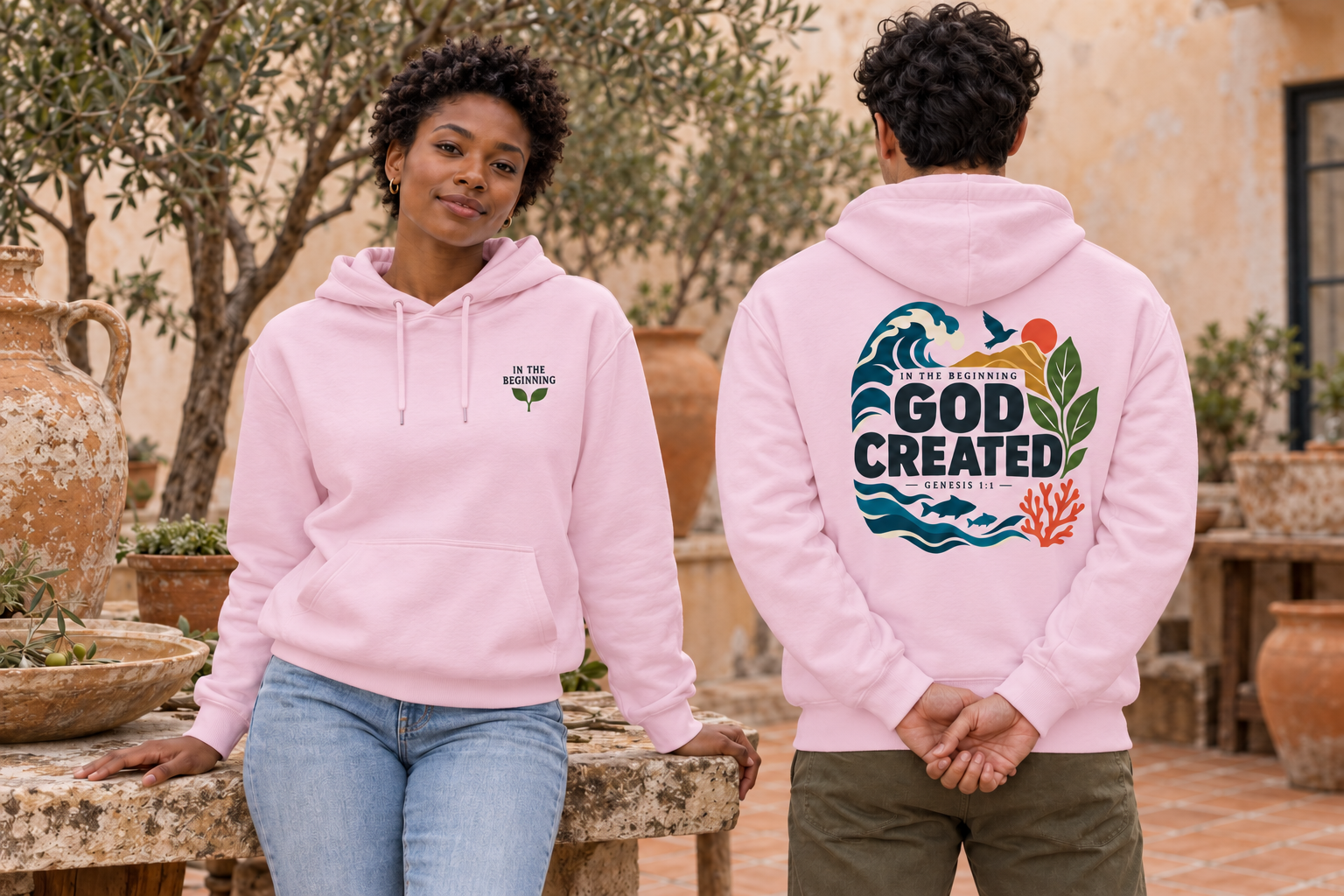 God Created Hoodie - Image 2