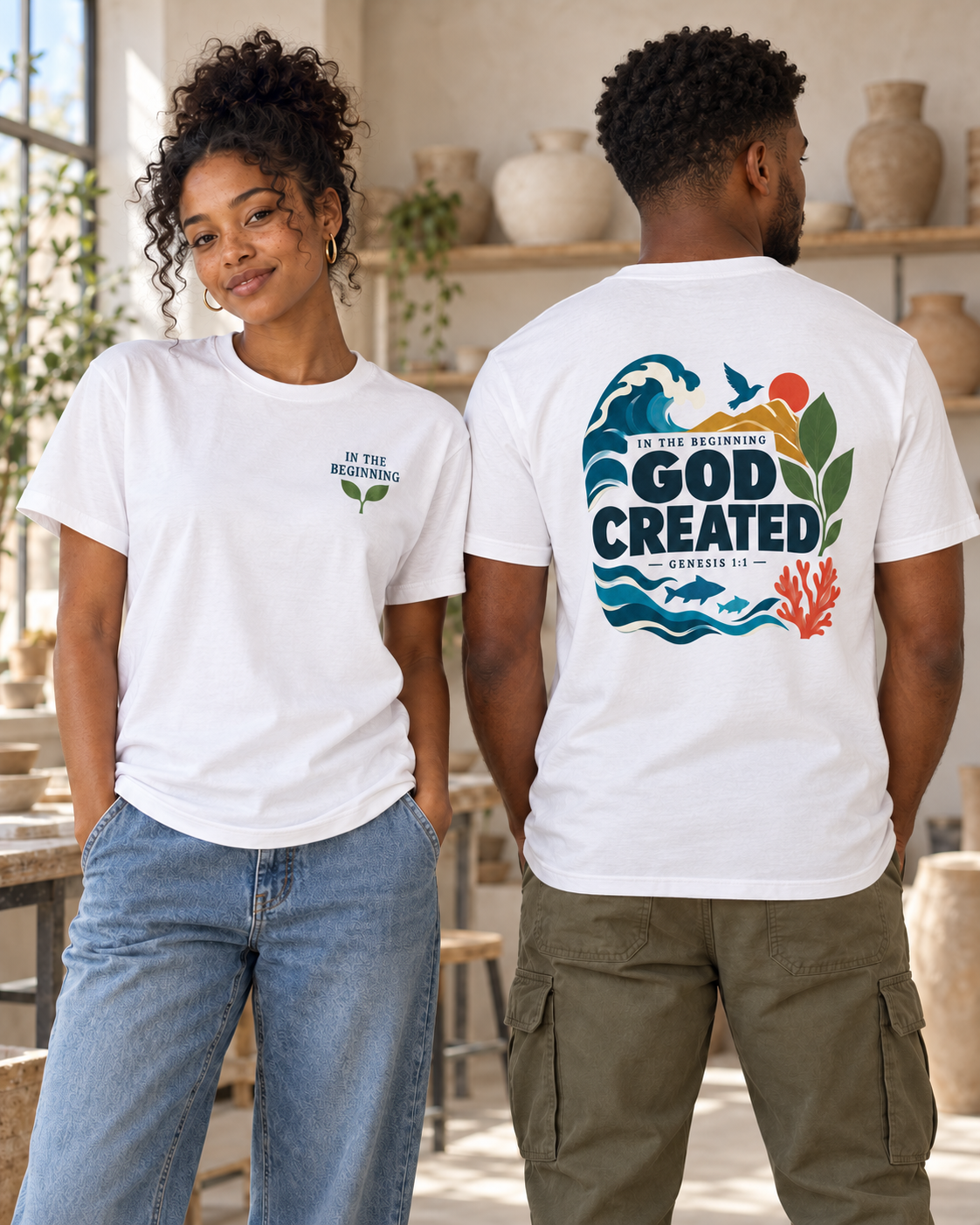 God Created T-Shirt