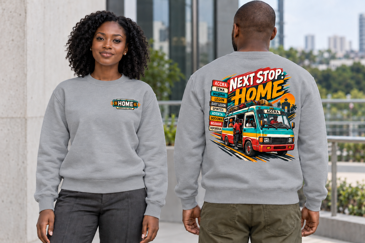 Next Stop Home Crewneck Sweatshirt - Image 3