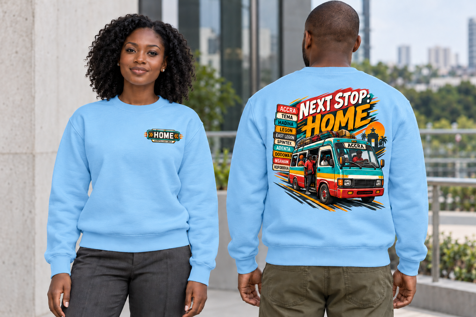 Next Stop Home Crewneck Sweatshirt - Image 4