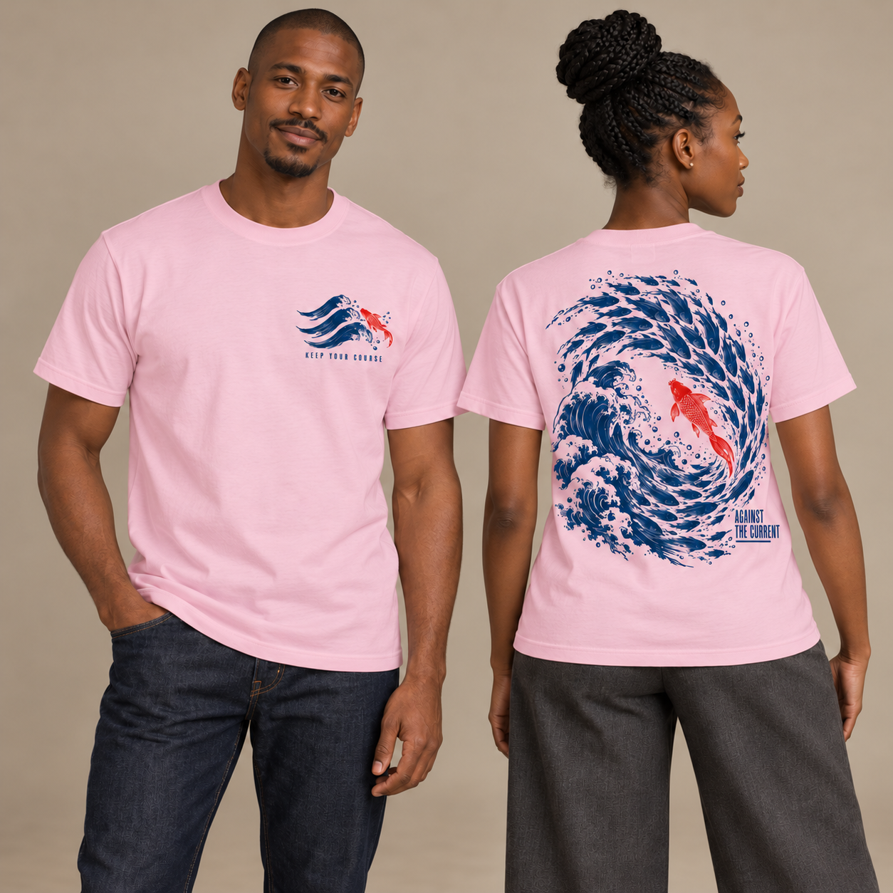 Koi Wave T-Shirt - Image 4