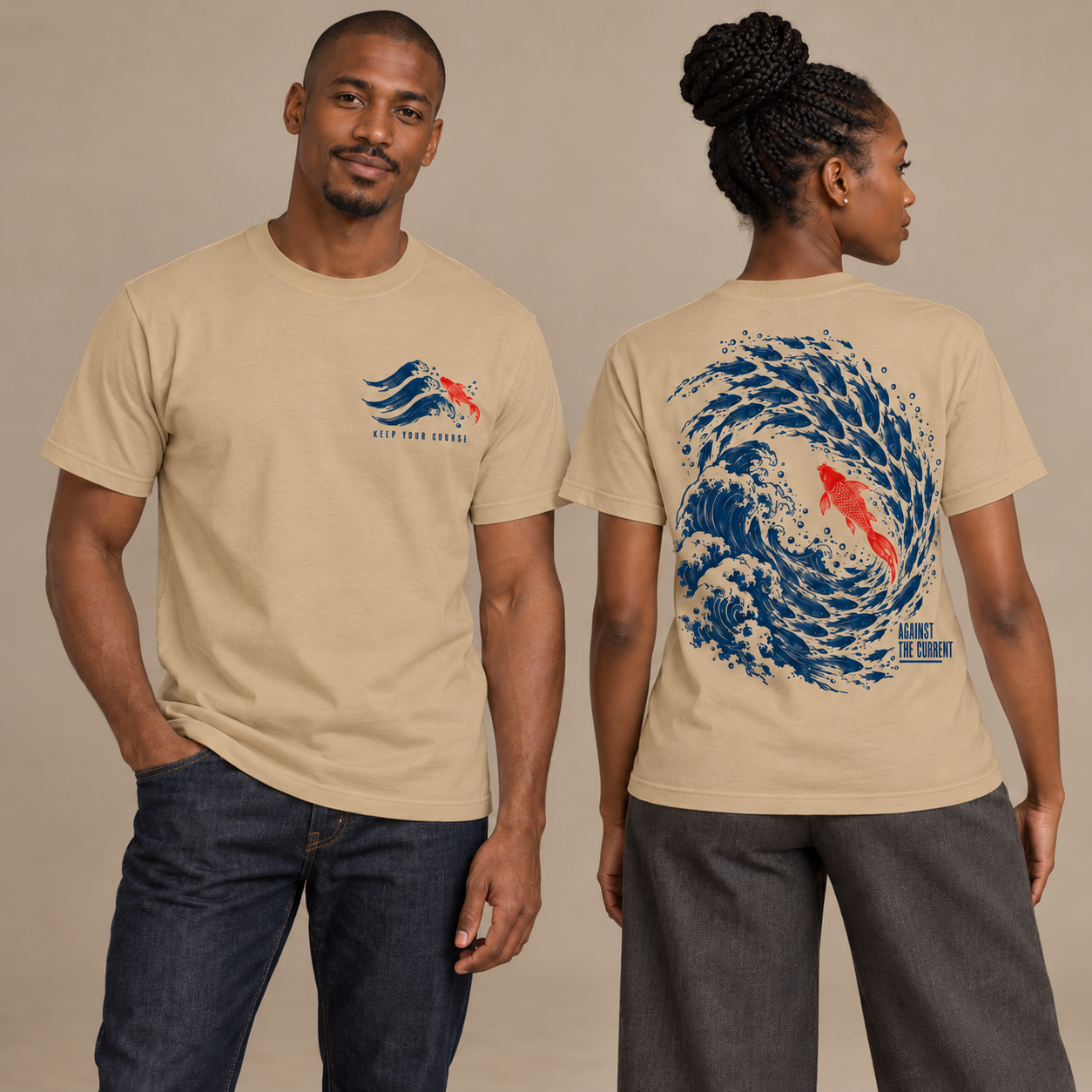 Koi Wave T-Shirt - Image 5