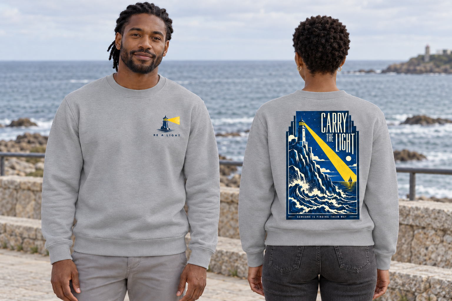 Lighthouse Crewneck Sweatshirt - Image 3