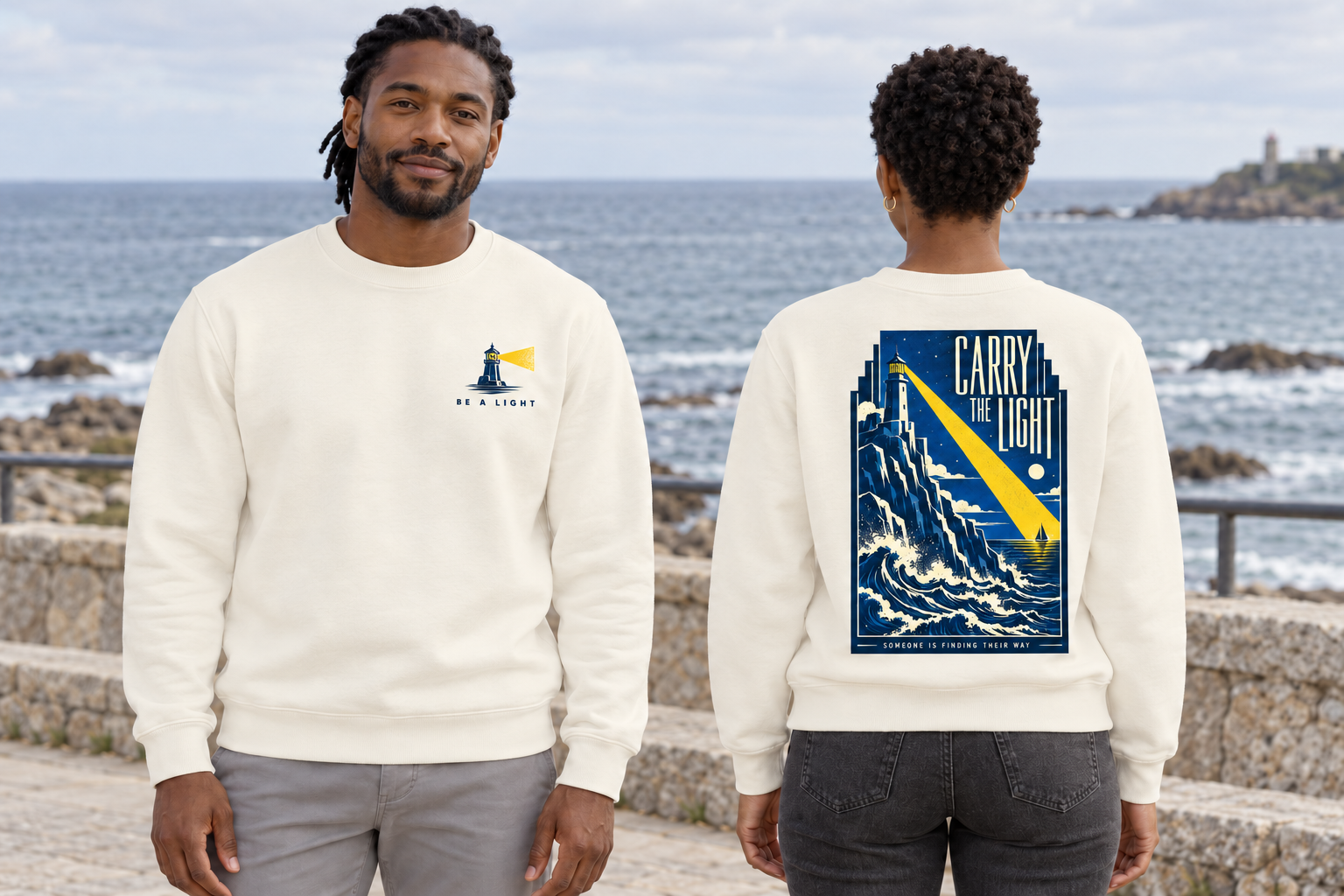 Lighthouse Crewneck Sweatshirt - Image 2