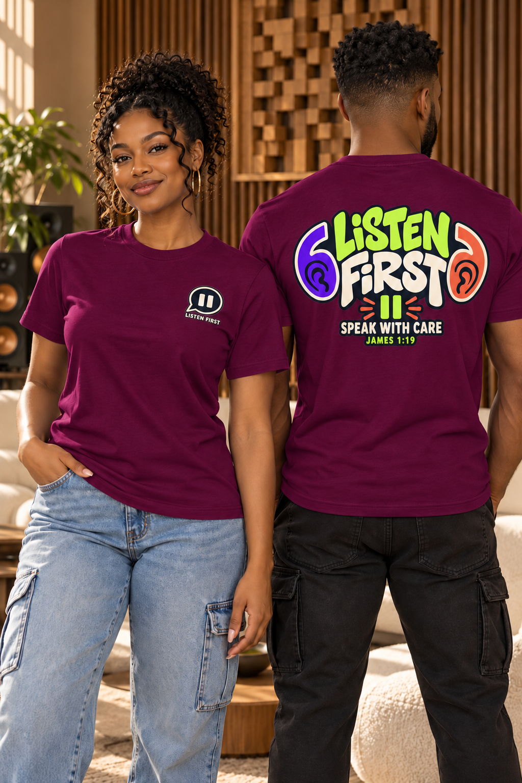 Listen First T-Shirt - Image 4