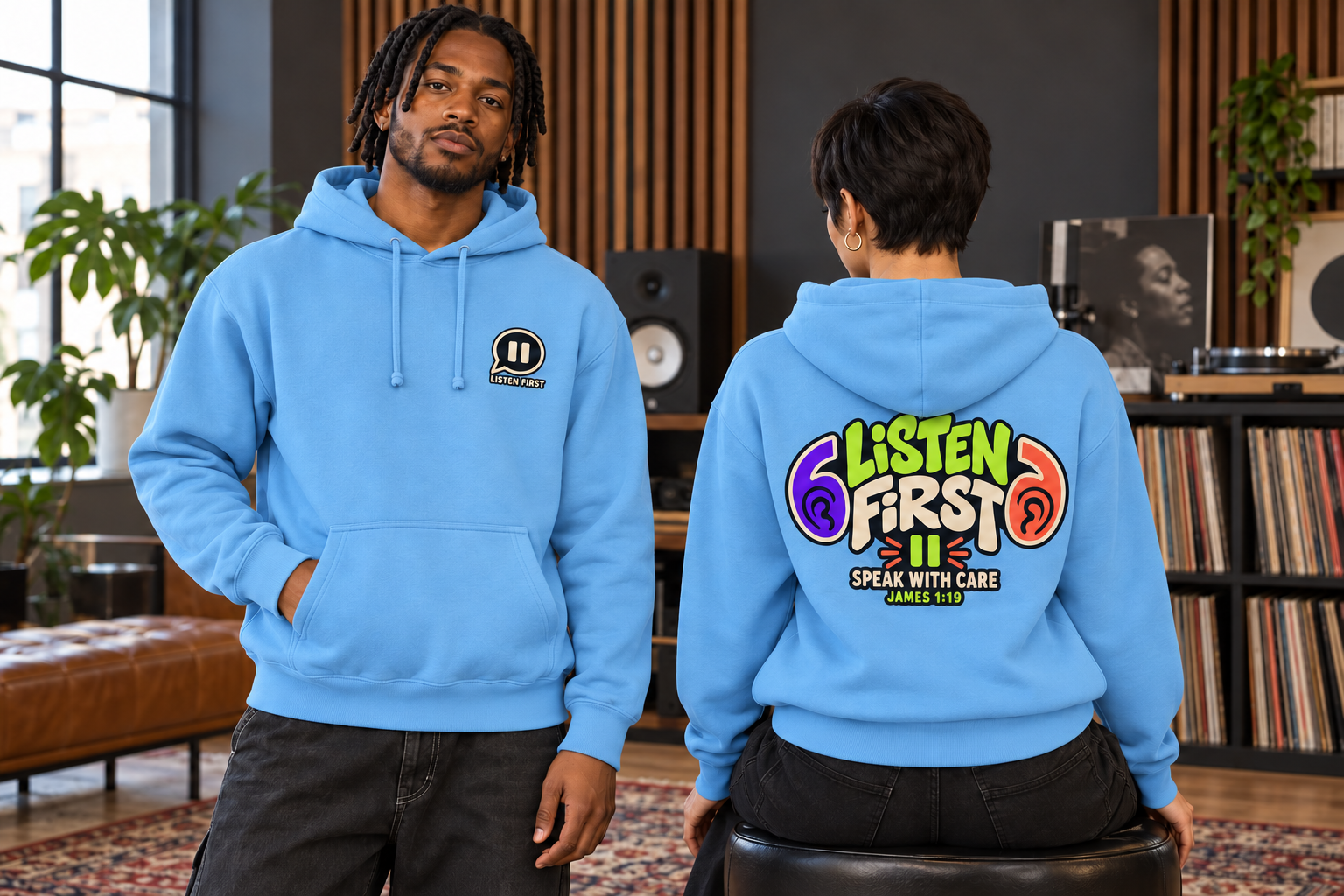 Listen First Hoodie