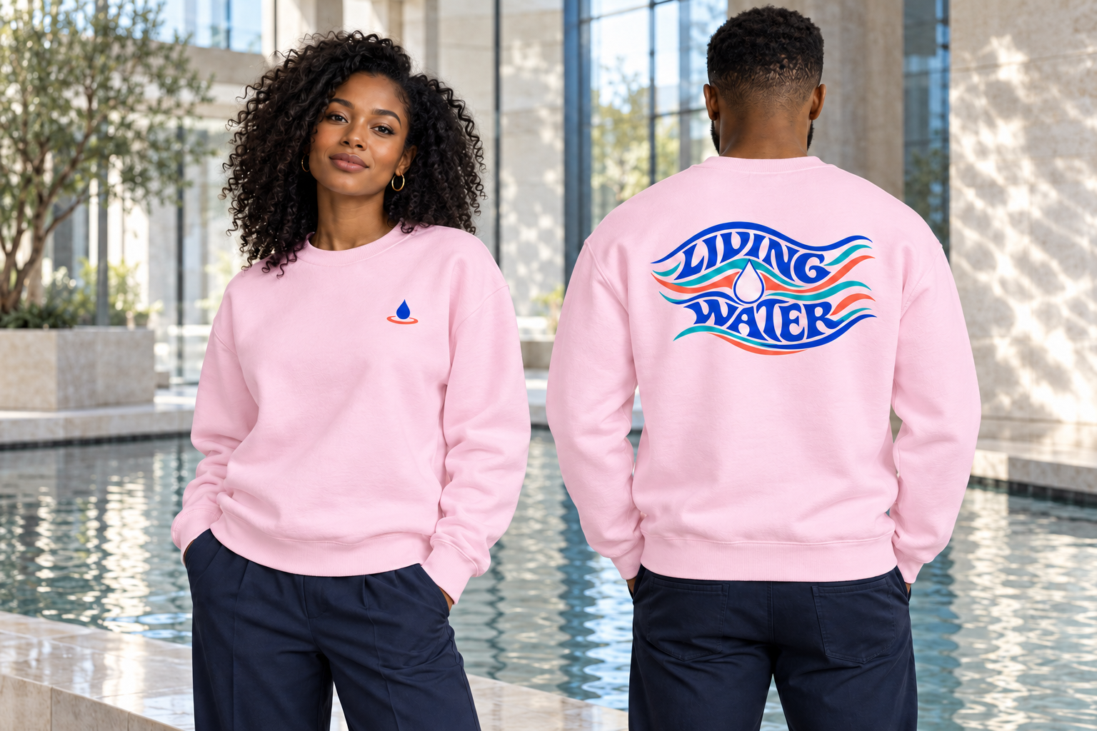 Living Water Crewneck Sweatshirt - Image 5