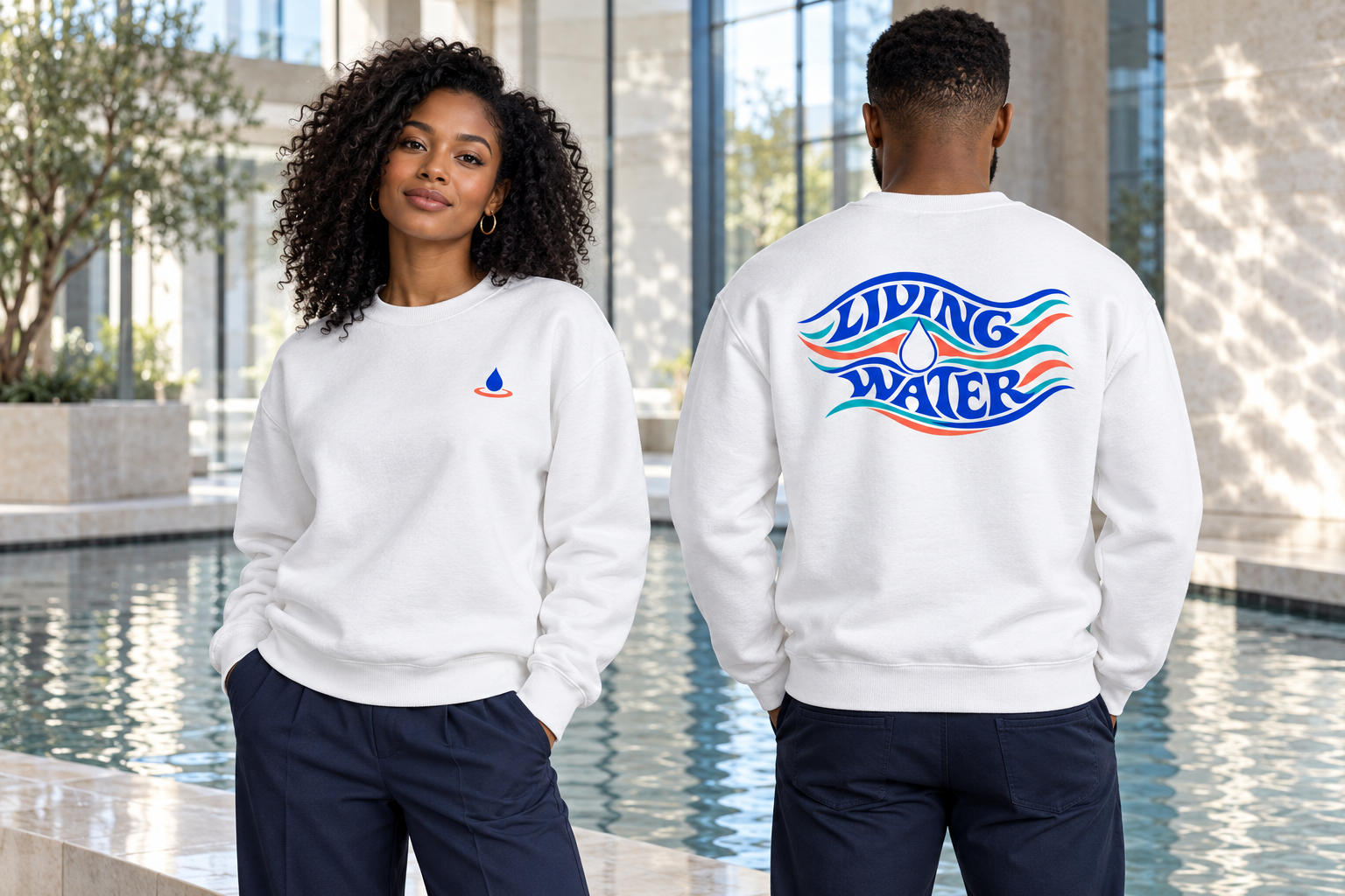 Living Water Crewneck Sweatshirt