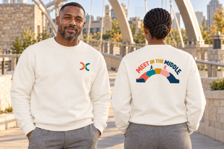 Meet In The Middle Crewneck Sweatshirt