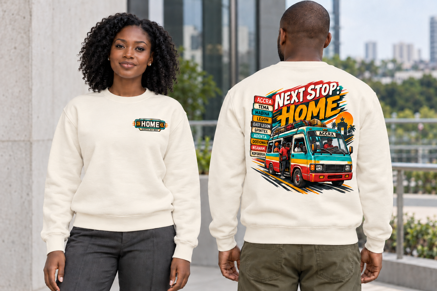 Next Stop Home Crewneck Sweatshirt - Image 2