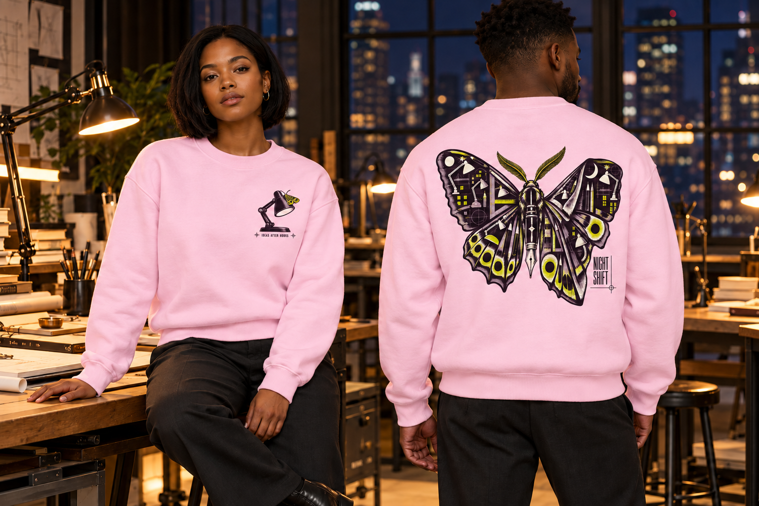 Night Shift Crewneck Sweatshirt - Image 5