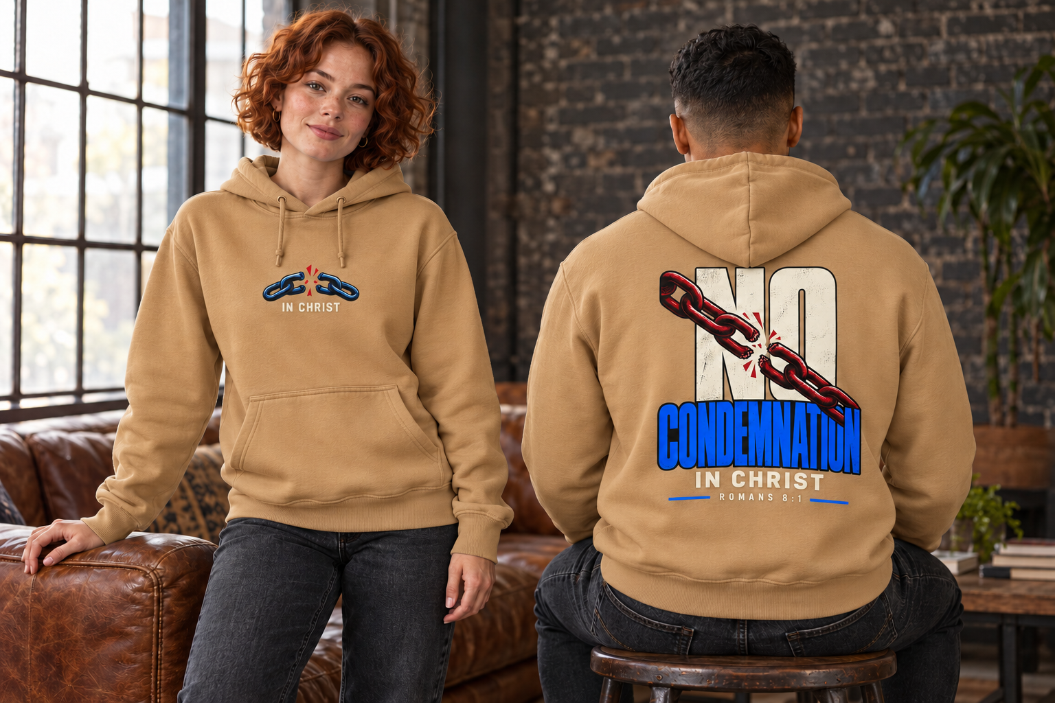 No Condemnation in Christ Hoodie - Image 5