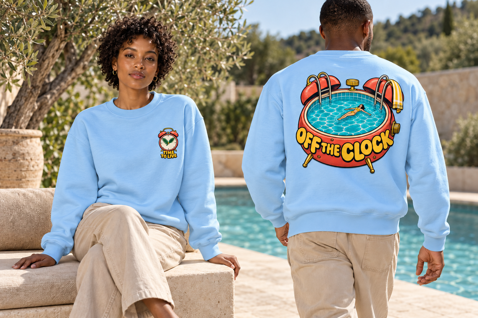 Off The Clock Crewneck Sweatshirt - Image 2