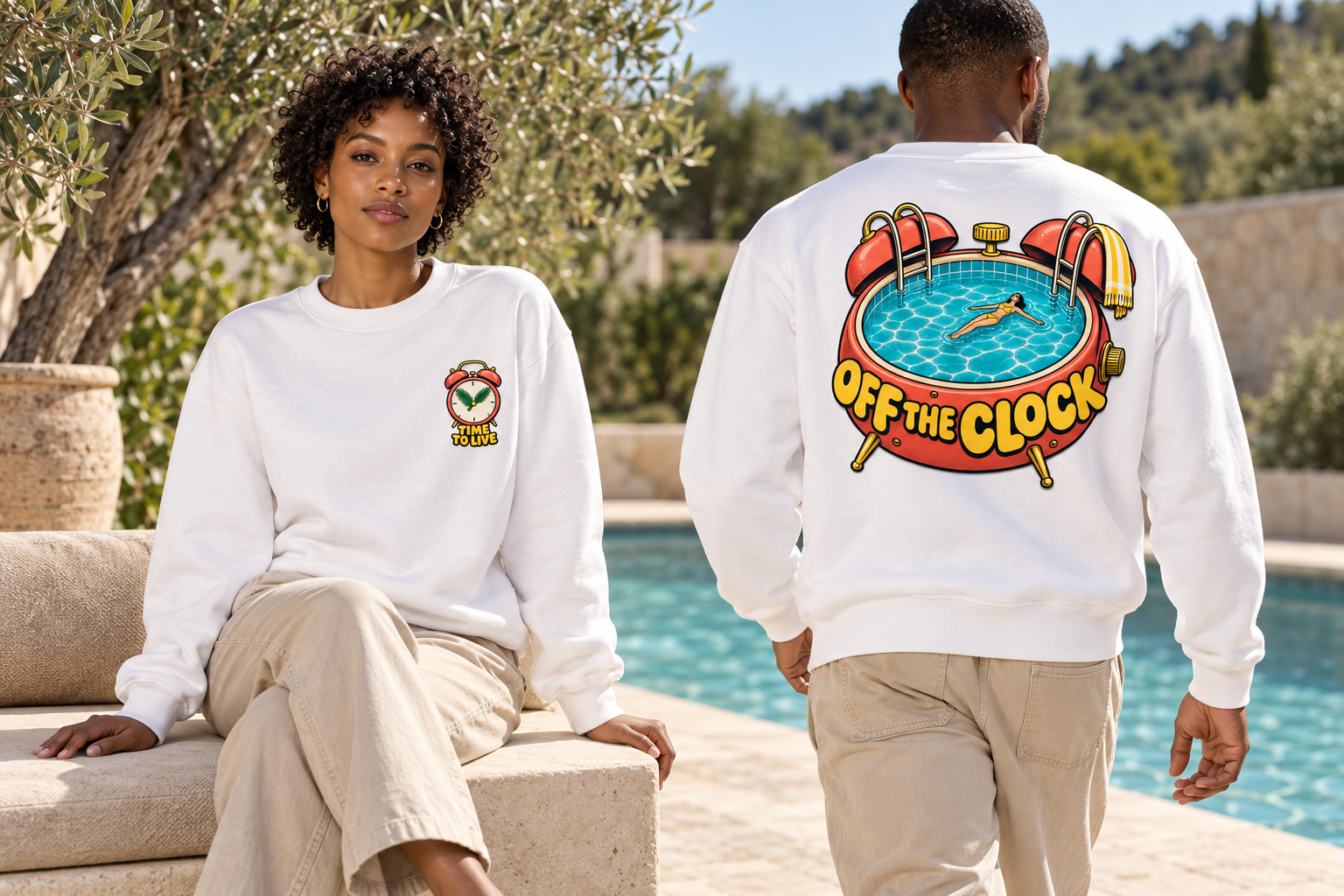 Off The Clock Crewneck Sweatshirt