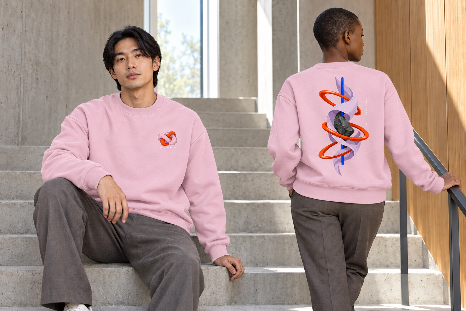 Soft Rebellion Crewneck Sweatshirt - Image 5