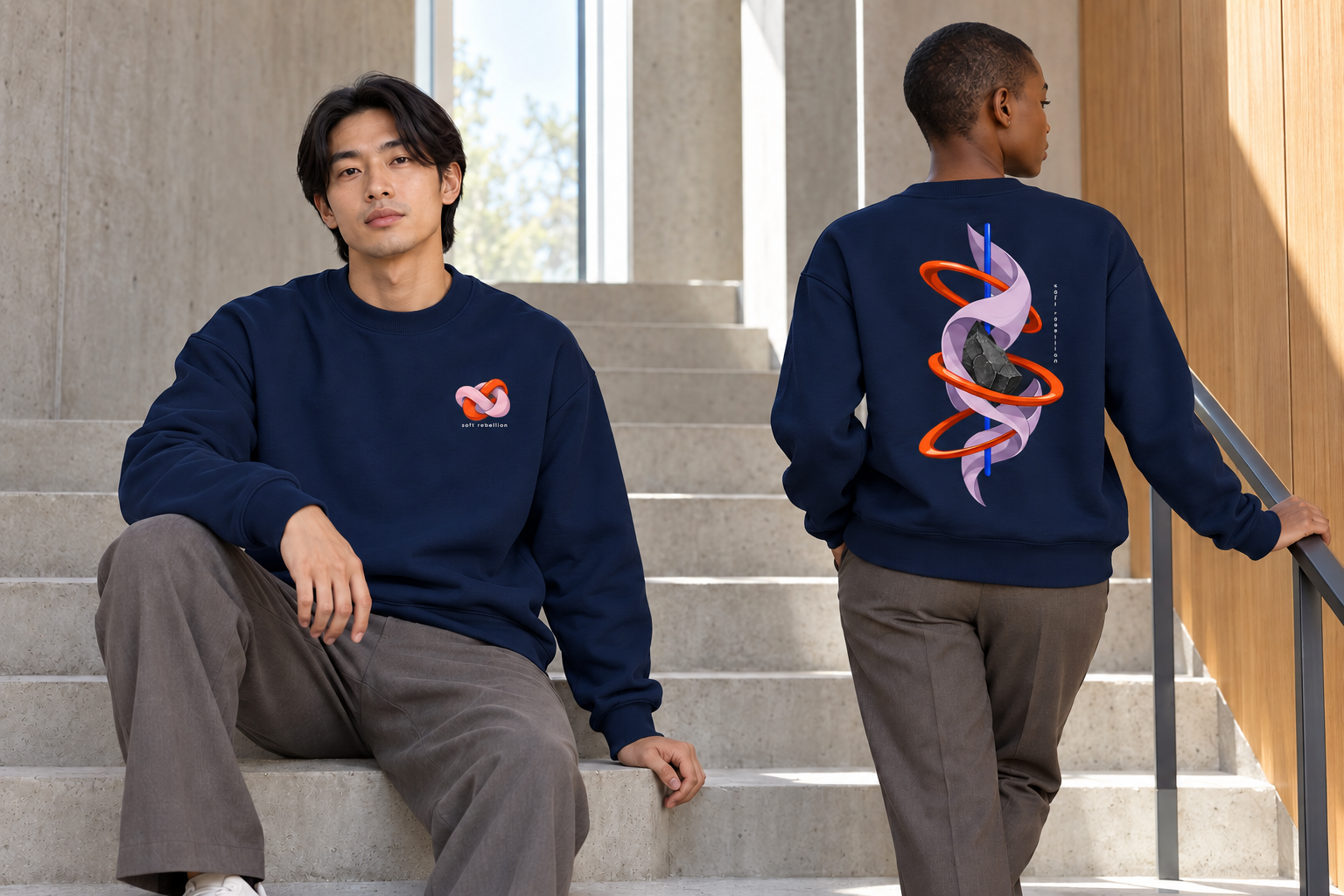Soft Rebellion Crewneck Sweatshirt - Image 3