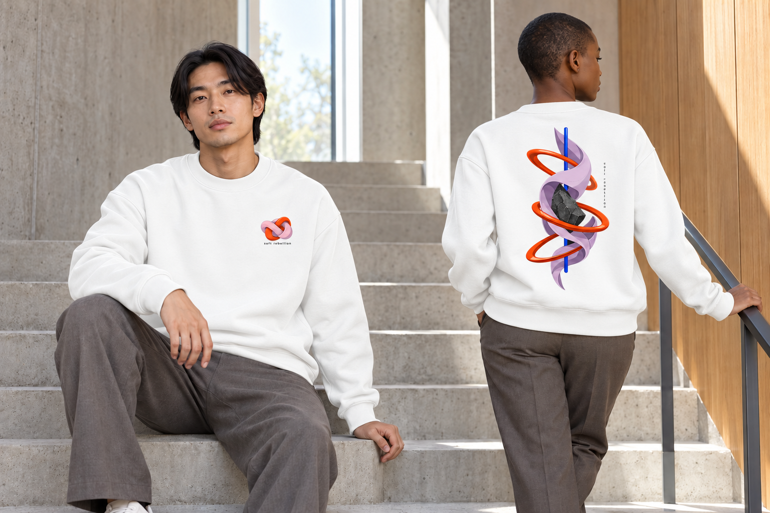 Soft Rebellion Crewneck Sweatshirt